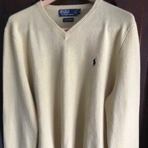 Polo by Ralph Lauren Men's V-Neck Sweater Size XL